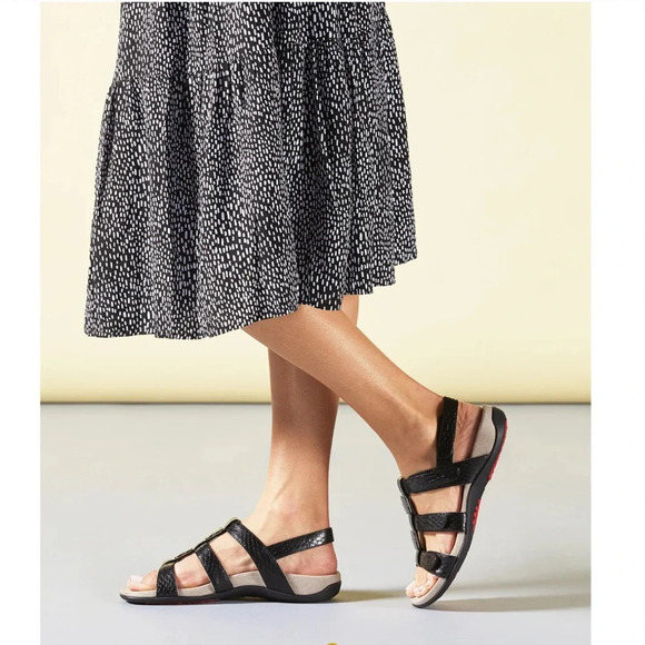 VIONIC AMBER ADJUSTABLE SANDAL -
BLACK Sz : 12 - Picture 2 of 11